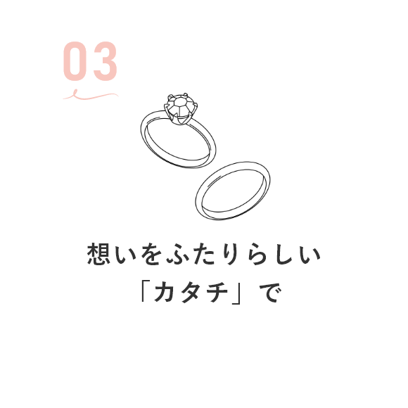 想いをふたりらしい「カタチ」で